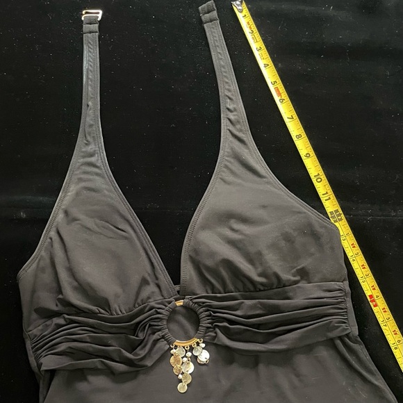 Women’s Tankini - La Blanca - Embellished Halter & Bikini Bottom - Size M - Picture 7 of 16